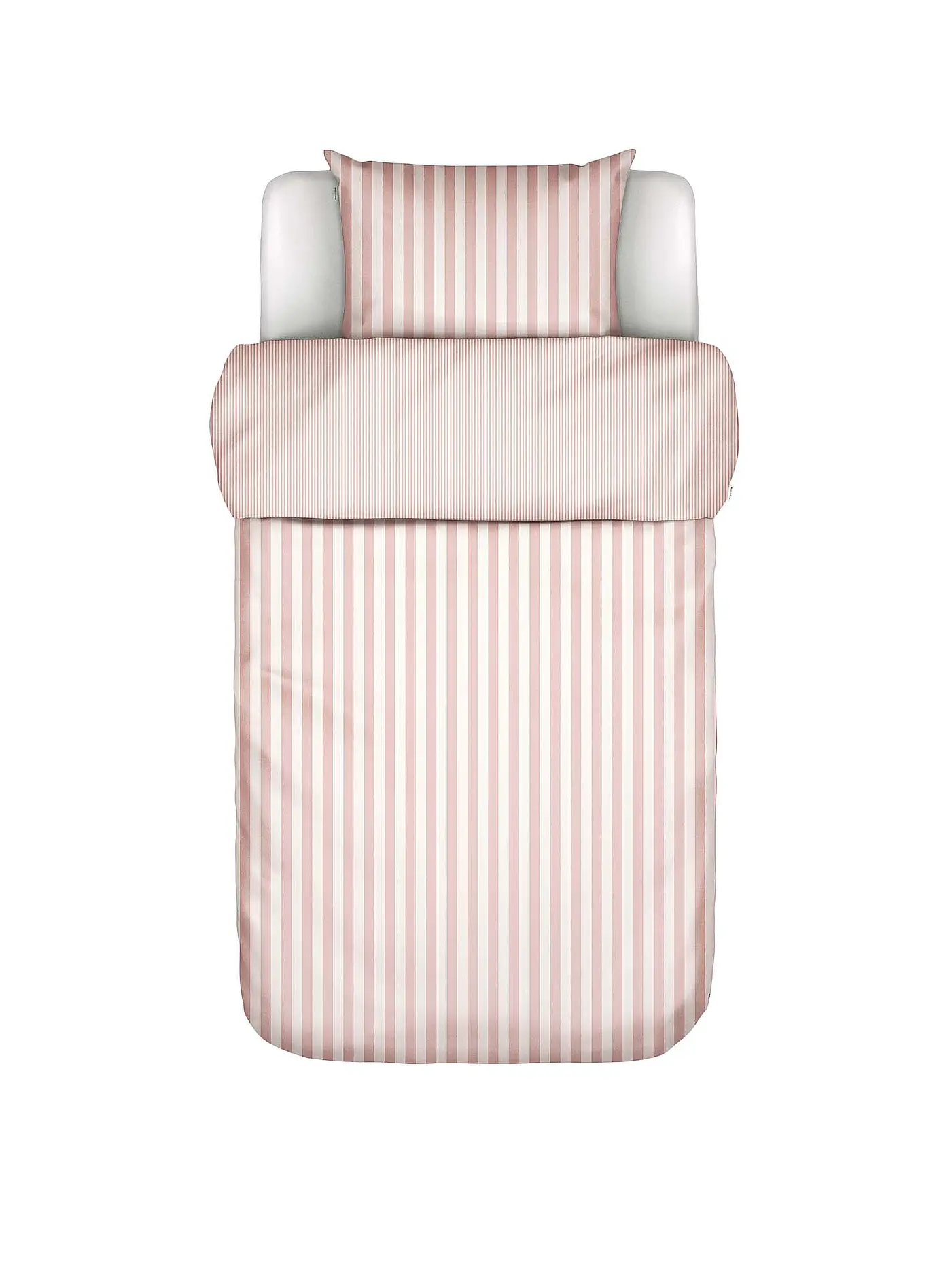 MARC O'POLO HOME | Satin Bettwäsche CLASSIC STRIPE 70x90cm/140x200cm Rose Smoke | 